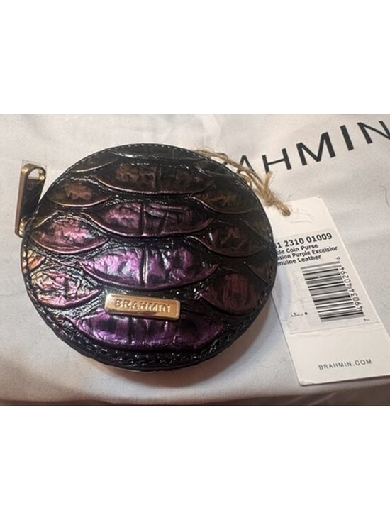 Brahmin Handbags - Brahmin Circle Coin Purse | NWT | Passion Purple